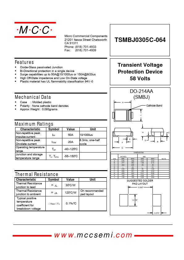 TSMBJ0305C-064